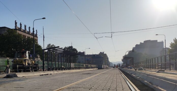 Ul. 28. října zmodernizovaná tramvajová doprava