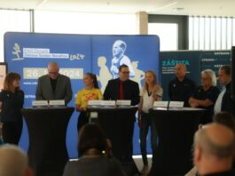 Z tiskové konference ke konání 1. ročníku Zlatého maratonu Emila Zátopka Ostrava. Foto Atletický klub SSK Vítkovice