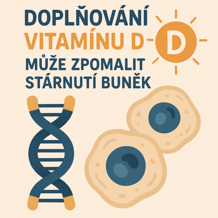 Doplňování vitamínu D může zpomalit stárnutí buněk – klíčovou roli hrají telomery a jejich ochrana