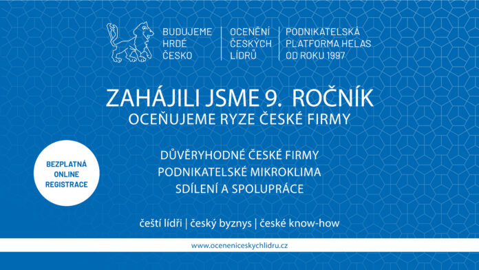 Zahájení 9. ročníku projektu Ocenění Českých Lídrů – výzva pro důvěryhodné ryze české firmy k bezplatné registraci do prestižní podnikatelské soutěže.