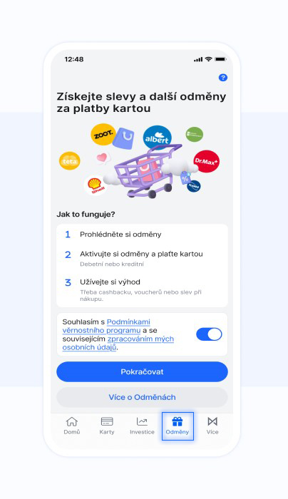Moneta money bank, odměny ilustrační obrázek