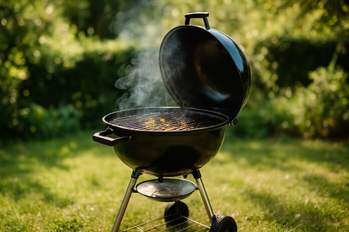 Letní grilování na zahradě s grilem na uhlí. Správný výběr grilu zaručí chuť i zážitek.