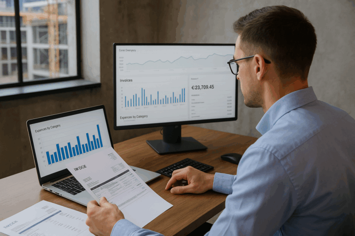 Automatizace účetních procesů umožňuje stavebním a energetickým firmám sledovat náklady a zpracovávat faktury rychle a efektivně díky digitalizaci.
