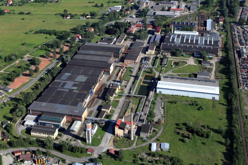 ArcelorMittal Tubular Products Karvina z ptačí perspektivy