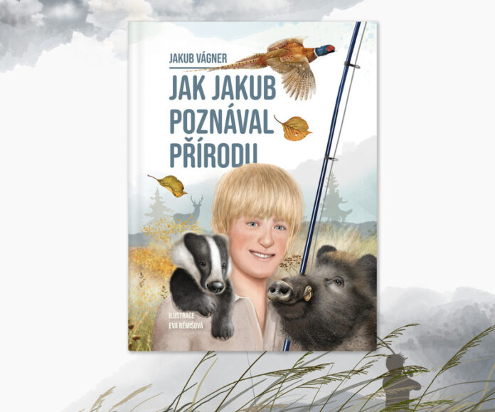 Jakub Vágner při slavnostním křtu dětské knihy Jak Jakub poznával přírodu v hotelu Petrovy Kameny v Jeseníkách
