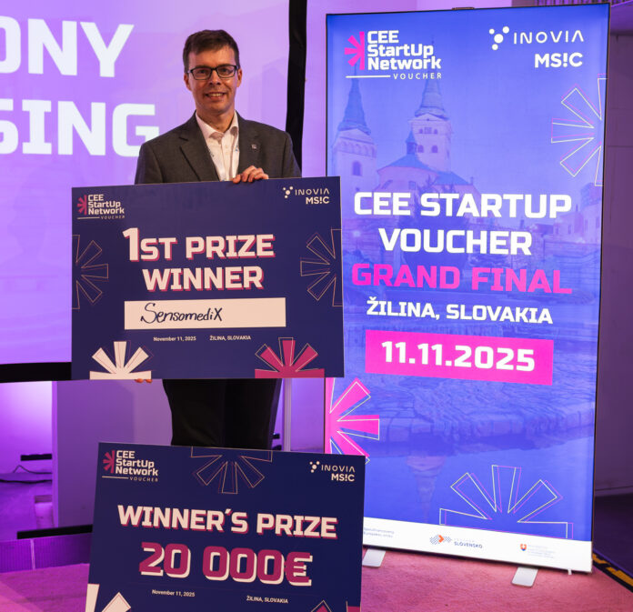 SensomediX během finále CEE Startup Voucher 2025 v Žilině