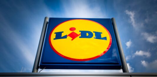 Stavba nové prodejny Lidl na ulici Výškovická v Ostravě
