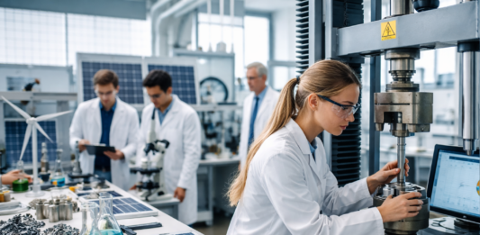 Laboratoř Fakulty materiálově technologické VŠB-TUO při výuce zelených materiálových technologií