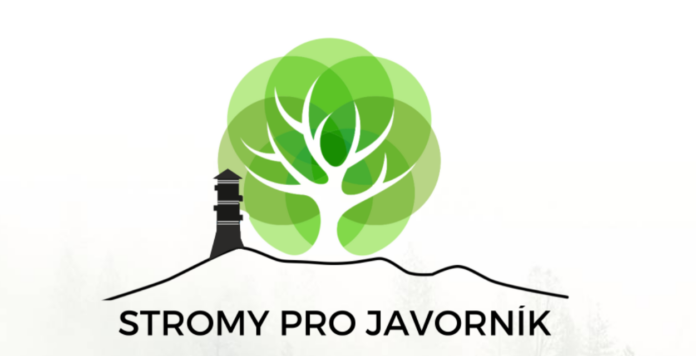 Sázení stromů na Velkém Javorníku v Beskydech