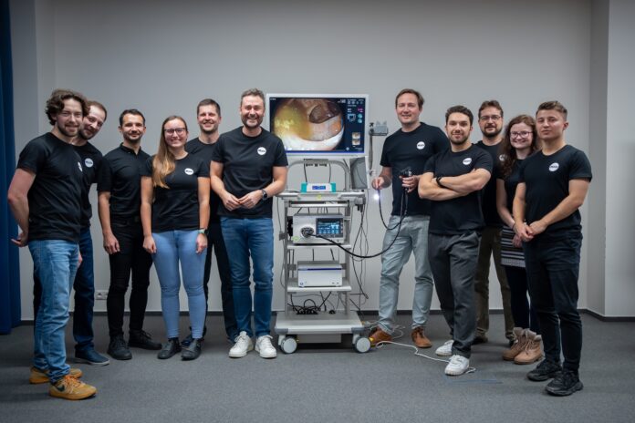 Systém ColoMaia II od brněnského startupu MAIA Labs využívající umělou inteligenci při kolonoskopickém vyšetření.
