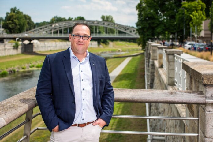 Primátor Ostravy Jan Dohnal představil vizi užší spolupráce Ostravy a Katowic jako jednoho silnějšího regionu.